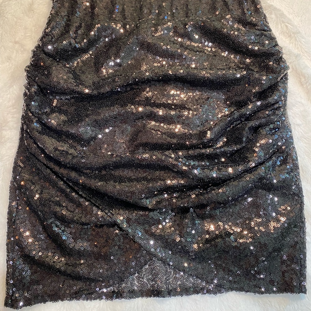 Free People Women’s Black Sequin Skirt - Picture 2 of 5